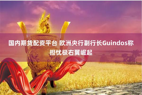 国内期货配资平台 欧洲央行副行长Guindos称担忧极右翼崛起